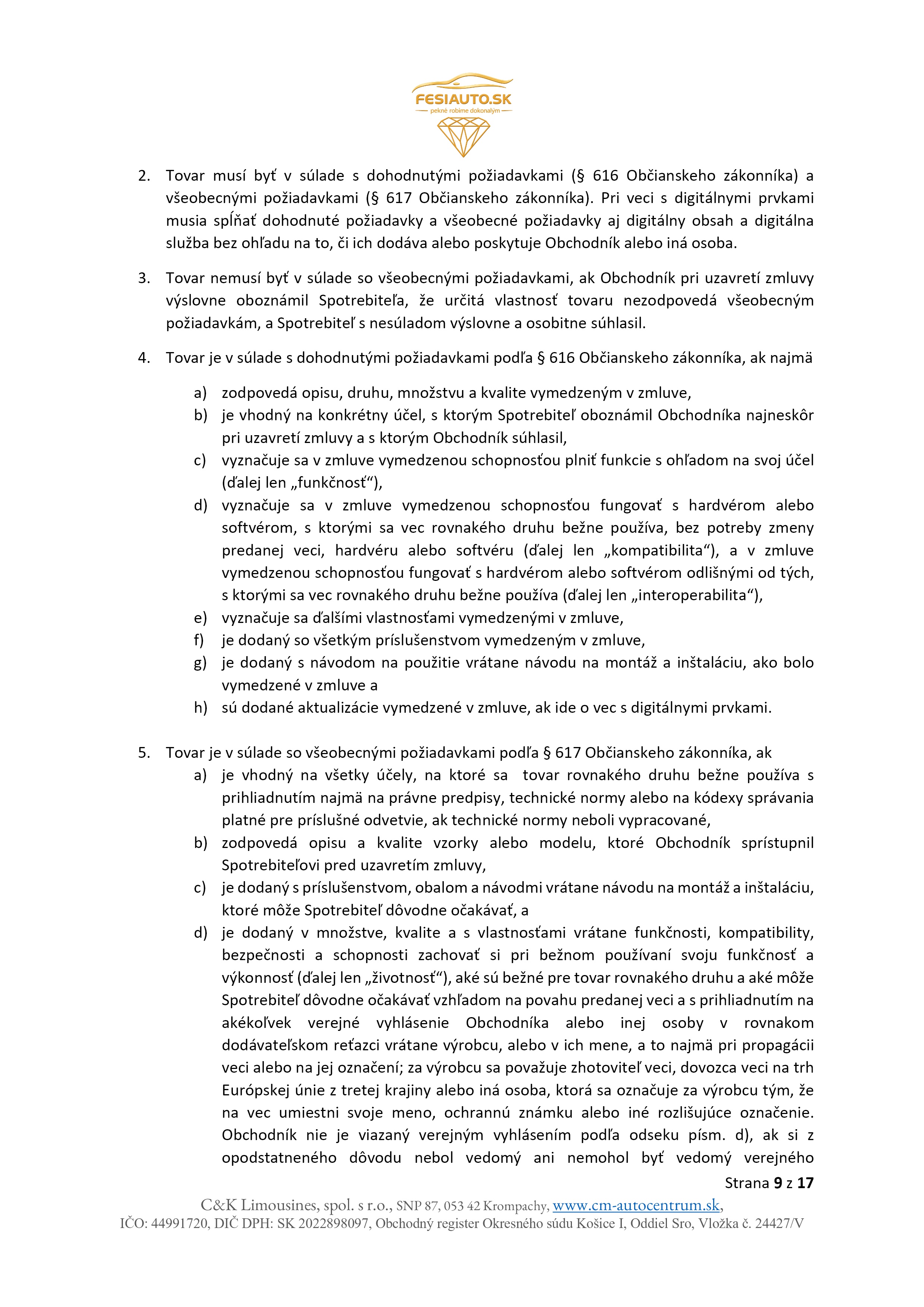 2026.06.19 - Obchodné podmienky pre spotrebiteľov www.fesiauto (9)